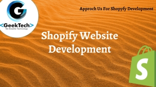 Shopify Website Development