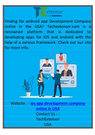 Ios App Development Company Online in USA