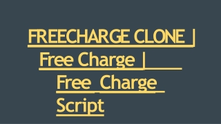 Readymade Freecharge Clone Script - DOD IT Solutions