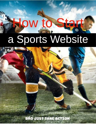 How To Build a Sports Website