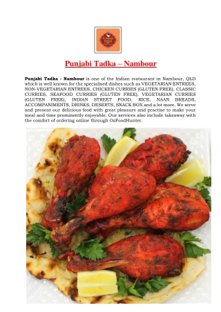 5% off - Punjabi Tadka Indian Restaurant Nambour Takeaway, QLD