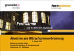 Fernw rme DIE KOMFORT-ENERGIE