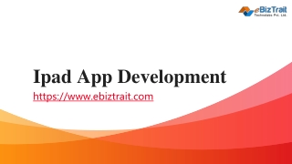 ipad App Development Company in New York.