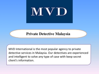 Private Detective Malaysia