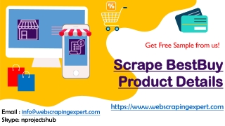 Scrape BestBuy Product Details