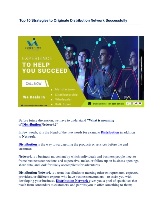vyaparinfo-top-10-strategies-to-originate-distribution-networksuccessfully