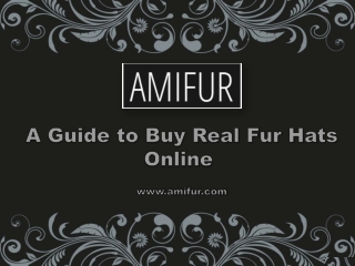A Guide to Buy Real Fur Hats Online