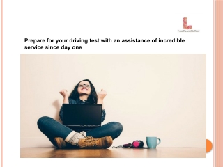 Prepare for your driving test with an assistance of incredible service since day