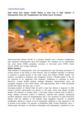 Graft Versus Host Disease (GvHD) Market3j