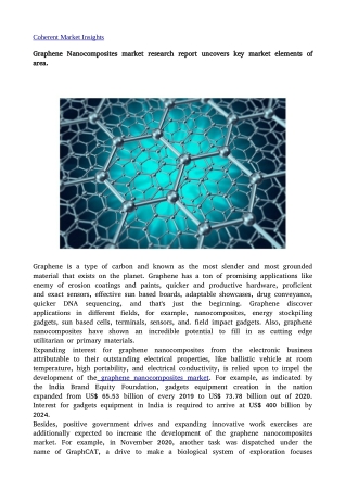 Graphene Nanocomposites market 3j