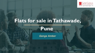 flat for sale in tathawade pune - Ganga Amber