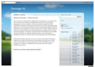 Website Localization – A Brief Overview
