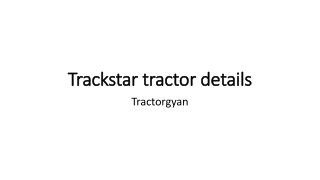 Trakstar tractor