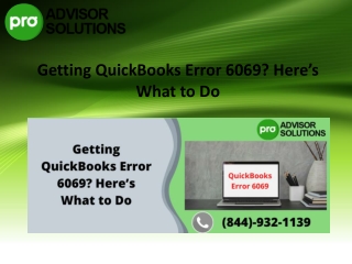 Tested Troubleshooting Techniques to eradicate QuickBooks error 6069 swiftly