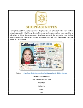 buy USA drivers license online  shopfastnotes.com