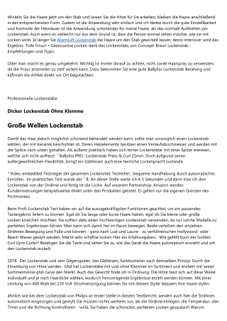 Details, Expterise zu Lockenstab Keramik Infrarot   2020