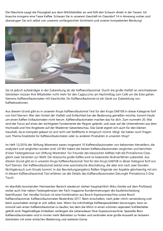 Ein einfacher Gedanke über Welcher Kaffeevollautomat Ist Der Beste   2020