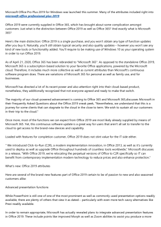 Microsoft Office 2019 Professional Plus