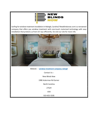 Window Treatment Company Raleigh Newblindsnow.com