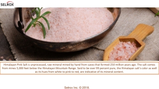 himalayan salt packaged products
