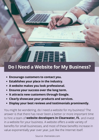 Do I Need a Website for My Business?