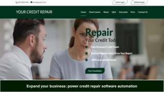 Expand your business power credit repair software automation