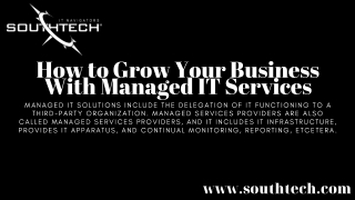 How to Grow Your Business With Managed IT Services