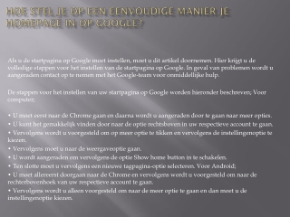 Google Klantenservice probleemoplosser online serviceprovider