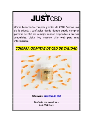 COMPRA GOMITAS DE CBD DE CALIDAD1