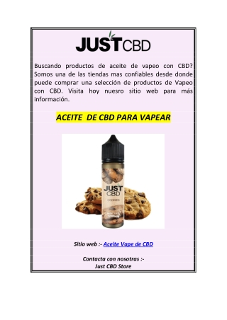 ACEITE  DE CBD PARA VAPEAR