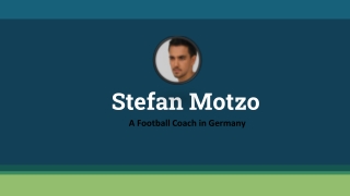 World-Class Football Coach - Stefan Motzo