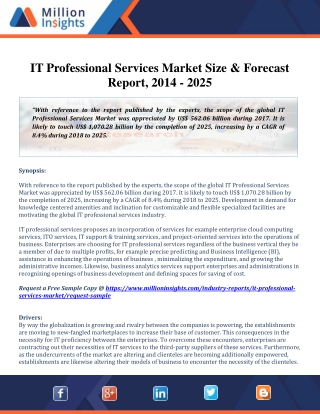 IT Professional Services Market Size & Forecast Report, 2014-2025