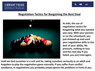 Effective Negotiation Rules - Win Win Negotiator