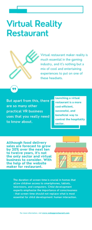 Virtual Reality Restaurant Infographics