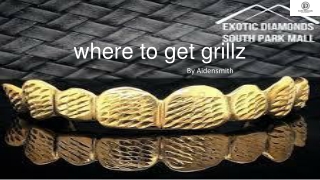 where to get grillz - Explore