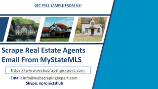 Scrape Real Estate Agents Email From MyStateMLS