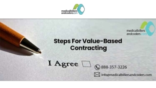 Steps for Value-Based Contracting