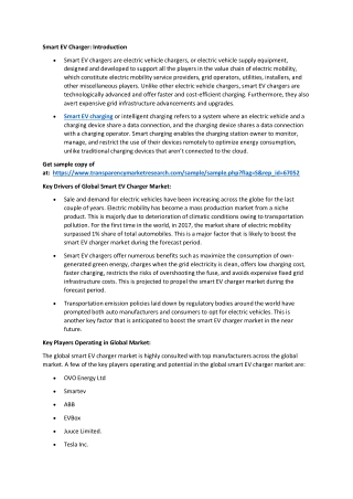 Smart EV Charger Market