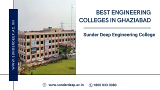 Top Engineering Colleges in Ghaziabad | Best MCA College in UP | SDEC