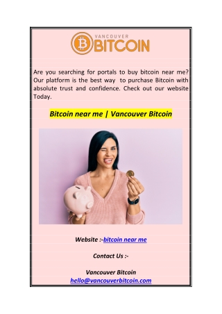 Bitcoin near me | Vancouver Bitcoin