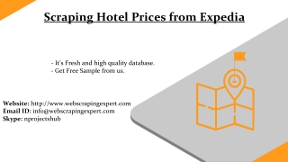 Scraping Hotel Prices from Expedia