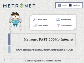 Metronet FAST 200Mb Internet - High Speed Broadband Internet
