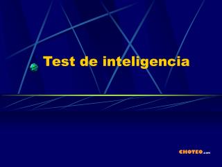 Test de inteligencia