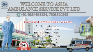 Book Road Ambulance Service with all quality managed |ASHA