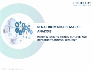 Renal Biomarkers Market Size Share Outlook and Opportunity Analysis 2019– 2027