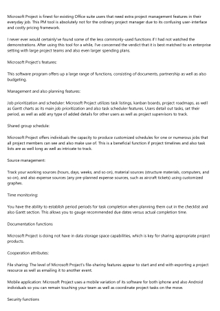 Microsoft Project Professional 2019