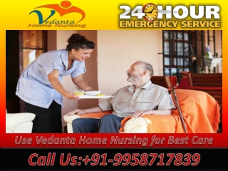 Get Safest Medical Home Nursing Service in Kolkata and Ranchi at the Low-Cost by Vedanta