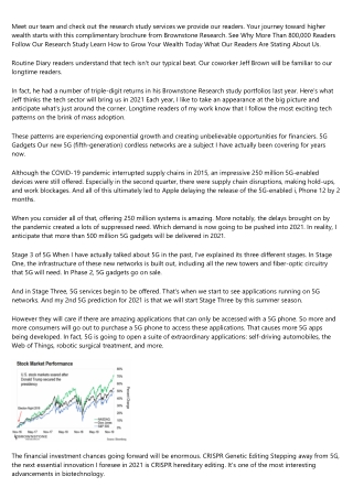 Brownstone Research: Jeff Brown's Tech Investing & Insights