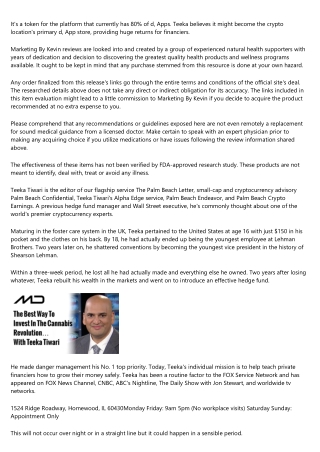 The Investing Masters Review: Teeka Tiwari Palm Beach ...