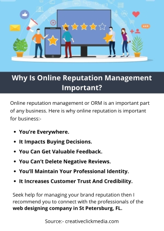 Why Is Online Reputation Management Important